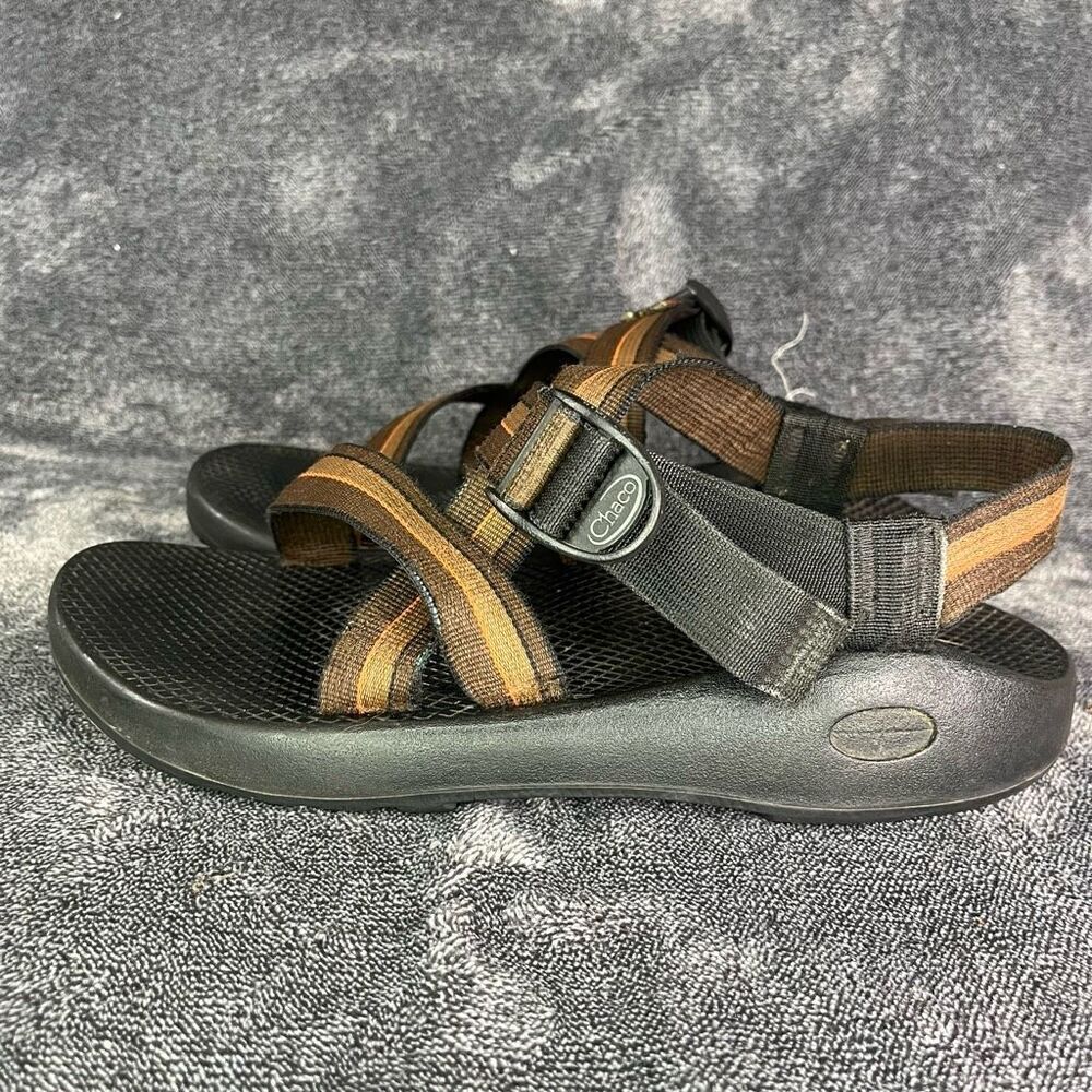 CHACO Z/1 Z1 Z Classic Vibram Hiking Water Sandals - Brown Stripe - Men’s 10